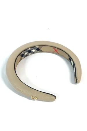 Burberry Pre-owned, Dames, , ONE Size, Katoen, Pre-owned Cotton hair-accessories