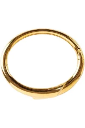 CHARLOTTE CHESNAIS Accessoires, Dames, Geel, L, Gouden Vermeil Biseau Armband