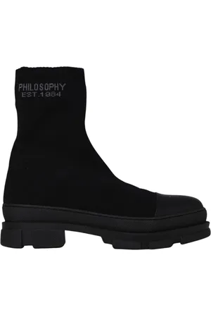 Serafini Schoenen, Dames, Zwart, 40 EU, Zwarte Hak Enkellaarzen