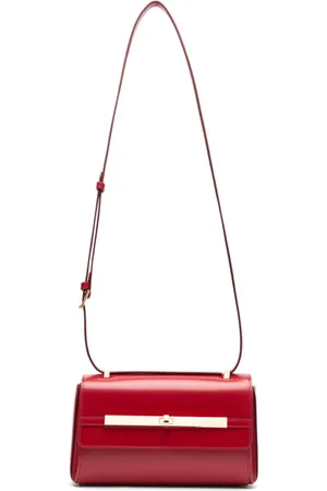 Stuart Weitzman Tassen, Dames, Rood, ONE Size, Leer, Chique Schoudertas