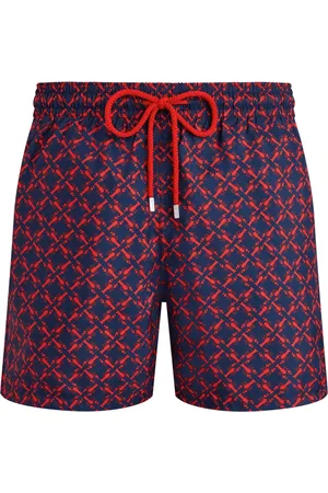 Vilebrequin Badkleding, Heren, Veelkleurig, S, Polyester, Gerecyclede Ultralichte Zwembroek Homard Pixel