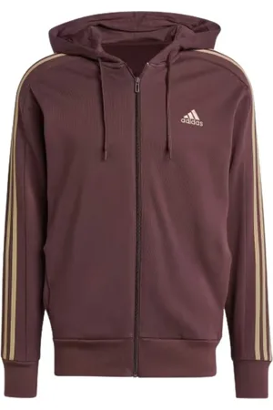 adidas Sweatshirts & Hoodies, Heren, Veelkleurig, 2Xl, Hooded Jacket Amaranto Goud Mannen