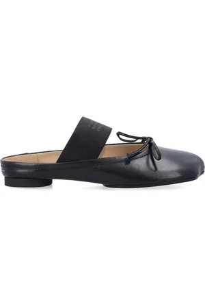 Maison Margiela Schoenen, Dames, Zwart, 37 EU, Leer, Gesloten Mule Ballerina`s