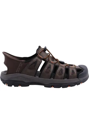 Skechers Schoenen, Heren, Bruin, 44 EU, Visser Sandalen voor Mannen