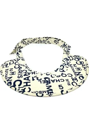 CHANEL Pre-owned, Dames, Wit, ONE Size, Katoen, Pre-owned Cotton hats