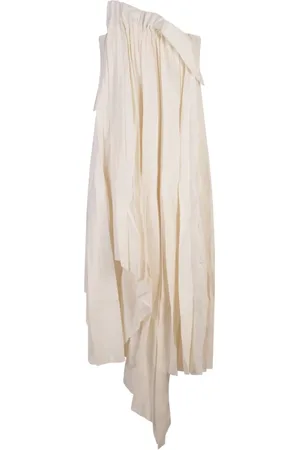 Alexander McQueen Kleedjes, Dames, Wit, XS, Witte Cellulose Viscose Top