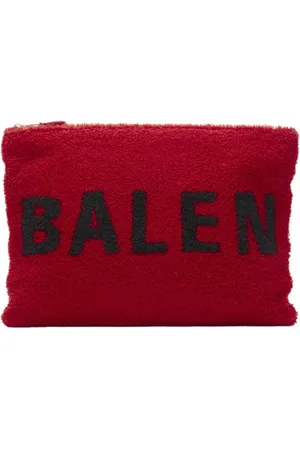 Balenciaga Pre-owned, Dames, Rood, ONE Size, Leer, Wool clutches
