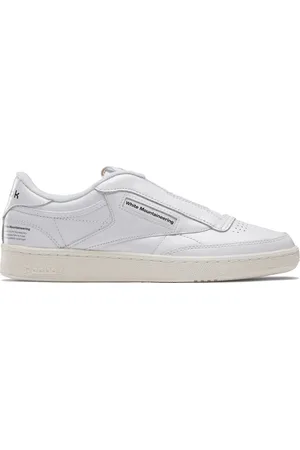 PUMA Schoenen, Heren, Wit, 41 EU, Leer, Club C 85 Sneakers Wit & Zwart