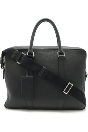 Prada Pre-owned, Heren, Zwart, ONE Size, Leer, Pre-owned Leather briefcases