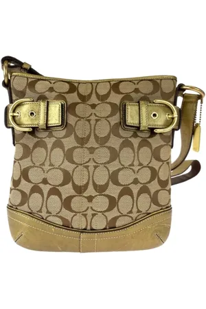 Coach Pre-owned, Dames, , ONE Size, Pre-owned Canvas shoulder-bags