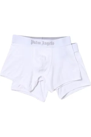Palm Angels Ondergoed, Heren, Wit, S, Katoen, Comfortabel katoenblend ondergoed