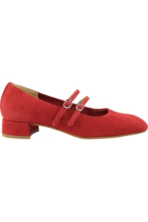 Belle Schoenen, Dames, Rood, 39 EU, Suède, Rode Suède Stijlvolle Schoenen