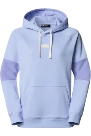 The North Face Sweatshirts & Hoodies, Dames, Paars, M, Katoen, Lila hoodie Terry Relaxed stijl