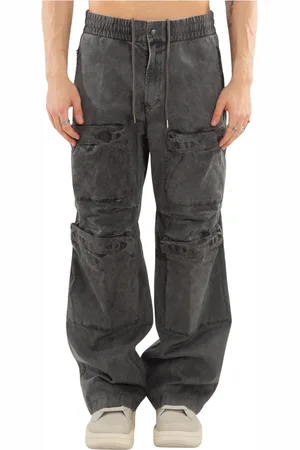 Diesel Broeken, Heren, Grijs, M, Cargo Broek in P-Danzel Stijl