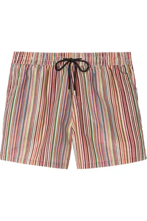 Paul Smith Badkleding, Heren, Veelkleurig, S, Gestreepte Zwemshorts