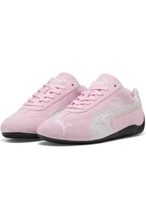 PUMA Schoenen, Dames, Roze, 40 EU, Leer, Whisper of Racing Style Sneakers