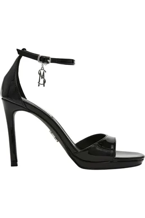 Steve Madden Schoenen, Dames, Zwart, 36 EU, Elegante Hoge Hak Sandalen