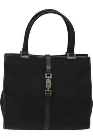 Gucci Pre-owned, Dames, Zwart, ONE Size, Nylon, Pre-owned Nylon handbags