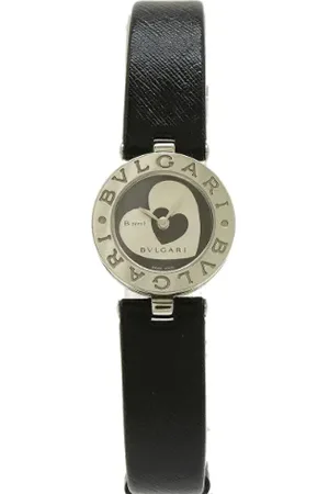 Bvlgari Pre-owned, Dames, Zwart, ONE Size, Pre-owned Metal watches
