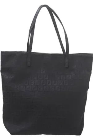 Fendi Pre-owned, Dames, Zwart, ONE Size, Pre-owned Fabric fendi-bags