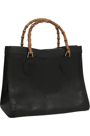 Gucci Pre-owned, Dames, Zwart, ONE Size, Leer, Tweedehands leren handtassen
