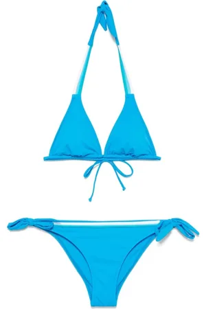 Sundek Badkleding, Dames, Blauw, XS, Cerulean Halternek Badkleding