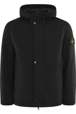 Stone Island Jassen, Heren, Zwart, L, Herenjas Klassieke Stijl