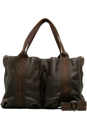 Hermès Pre-owned, Dames, Bruin, ONE Size, Tweedehands Canvas handtassen