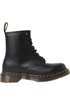 Dr. Martens Schoenen, Dames, Zwart, 40 EU, Leer, Klassieke Zwarte Leren Laarzen