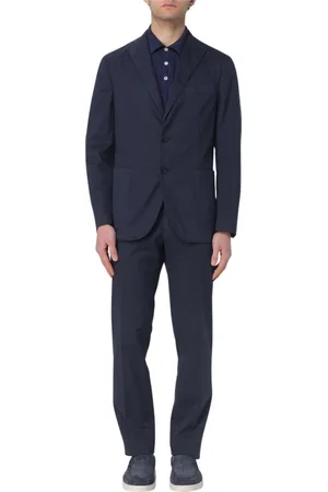 Boglioli Pakken, Heren, Blauw, L, Katoen, Navy Blazer Pak