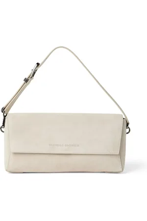 Brunello Cucinelli Tassen, Dames, , ONE Size, Schoudertas met Overslag