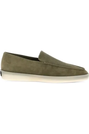 FEAR OF GOD Schoenen, Heren, Groen, 43 EU, Suède, Suède Loafer in Salvia Groen