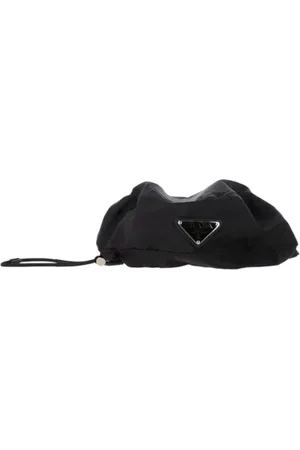 Prada Pre-owned, Heren, Zwart, ONE Size, Nylon, Pre-owned Fabric hats