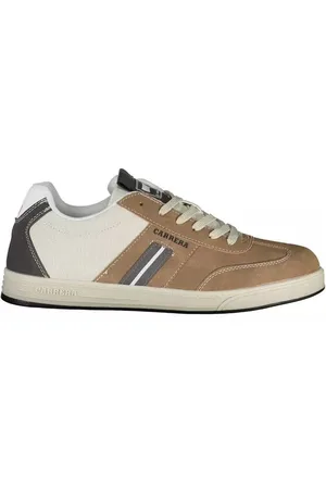Carrera Schoenen, Heren, Bruin, 43 EU, Leer, Bruine Sneakers met Contrasterende Details