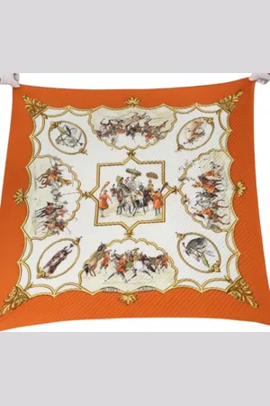 Hermès Pre-owned, Dames, Veelkleurig, ONE Size, Pre-owned Silk scarves