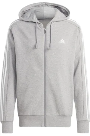 adidas Sweatshirts & Hoodies, Heren, Grijs, 4Xl, Heren Hoodie Grijs Wit