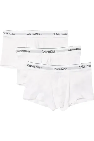 Calvin Klein Ondergoed, Heren, Wit, S, Comfortabele pasvorm zacht stof ondergoed