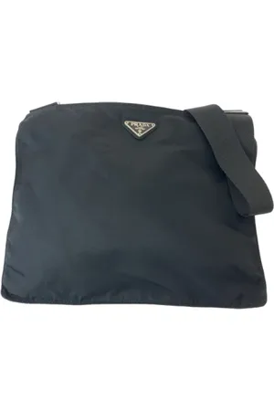 Prada Pre-owned, Heren, Zwart, ONE Size, Pre-owned Canvas prada-bags
