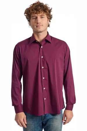 BALDININI Overhemden, Heren, Rood, 2Xl, Kleding Overhemden