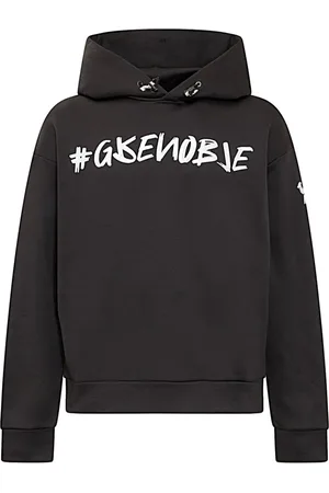 Moncler Sweatshirts & Hoodies, Heren, Zwart, S, Katoen, Stijlvolle Sweatshirt voor Mannen