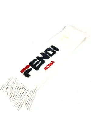 Fendi Pre-owned, Dames, Wit, ONE Size, Pre-owned Fur scarves