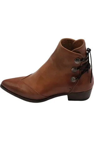 ALBERTO FASCIANI Schoenen, Dames, Bruin, 39 1/2 EU, Stijlvolle Enkellaars voor Vrouwen