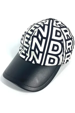 Fendi Pre-owned, Dames, Zwart, ONE Size, Pre-owned Fabric hats