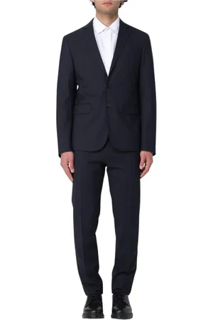 Dsquared2 Pakken, Heren, Blauw, M, Tweed, Blauw Tweedelig Klassiek Pak