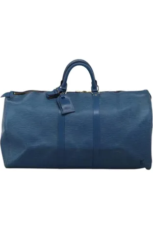 LOUIS VUITTON Pre-owned, unisex, Blauw, ONE Size, Leer, Tweedehands leren Louis Vuitton tassen
