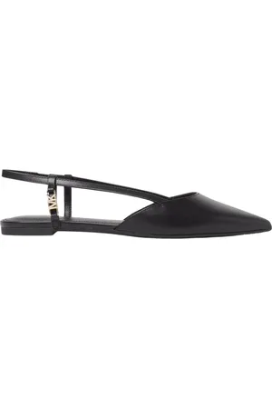 Michael Kors Schoenen, Dames, Zwart, 37 EU, Chique Zwarte Slingback Flats