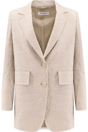 Max Mara Jassen, Dames, , L, Wol, Klassieke Wollen Jas