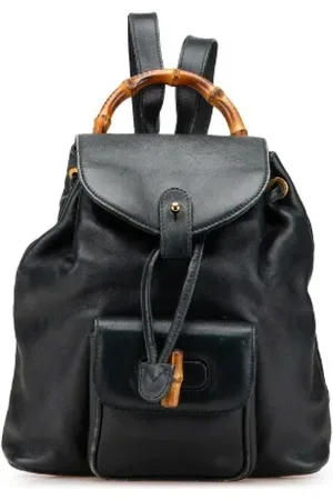 Gucci Pre-owned, Dames, Groen, ONE Size, Leer, Pre-owned Leather backpacks