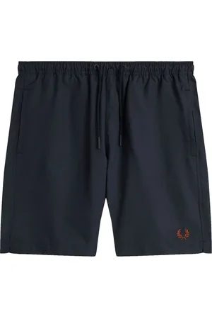 Fred Perry Badkleding, Heren, Blauw, L, Polyester, Klassieke zwemshorts marineblauw & kaneel