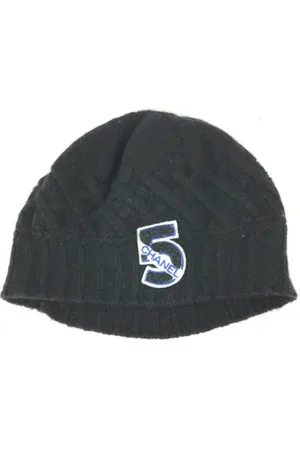 CHANEL Pre-owned, Dames, Zwart, ONE Size, Kasjmier, Pre-owned Cashmere hats